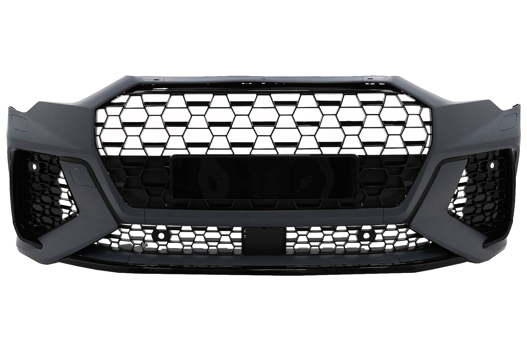 Frontstoßstange Stoßstange für Audi Q3 F3 CUV 2018-2021 RS Design Kühlergrill PDC SRA CarPartsTuning