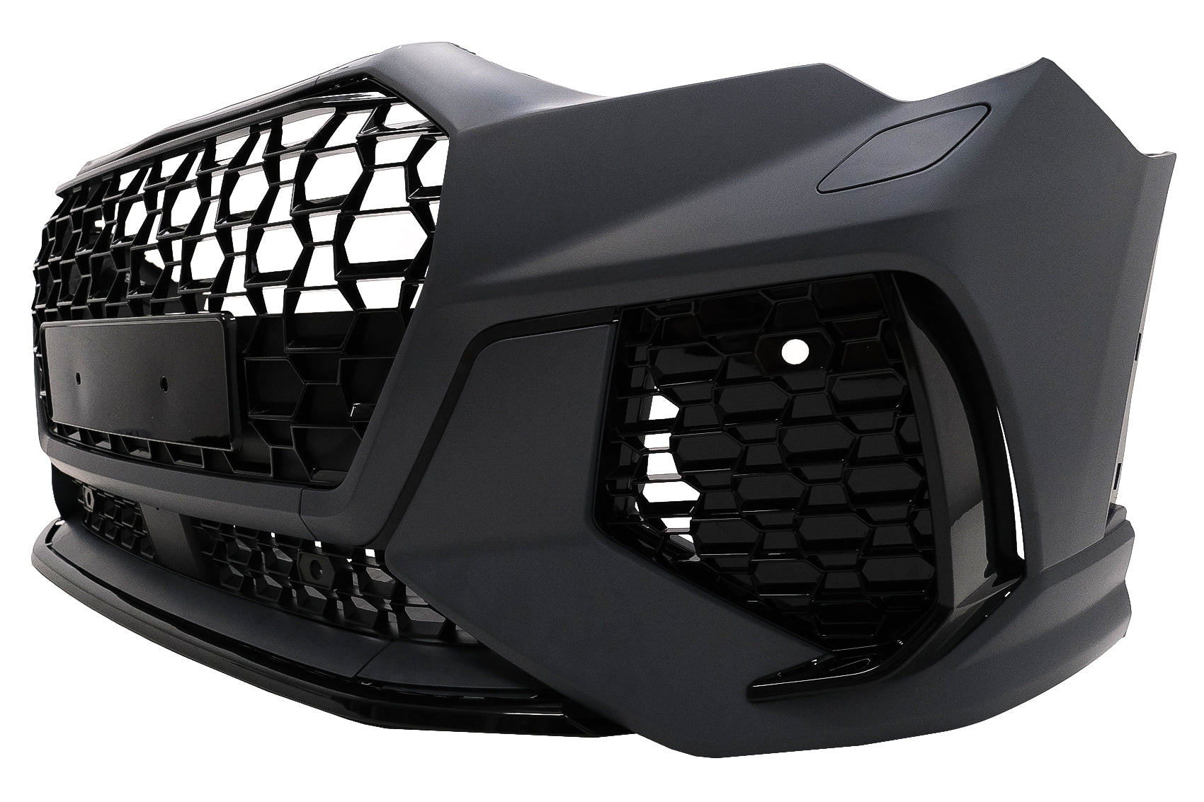 Frontstoßstange Stoßstange für Audi Q3 F3 CUV 2018-2021 RS Design Kühlergrill PDC SRA CarPartsTuning