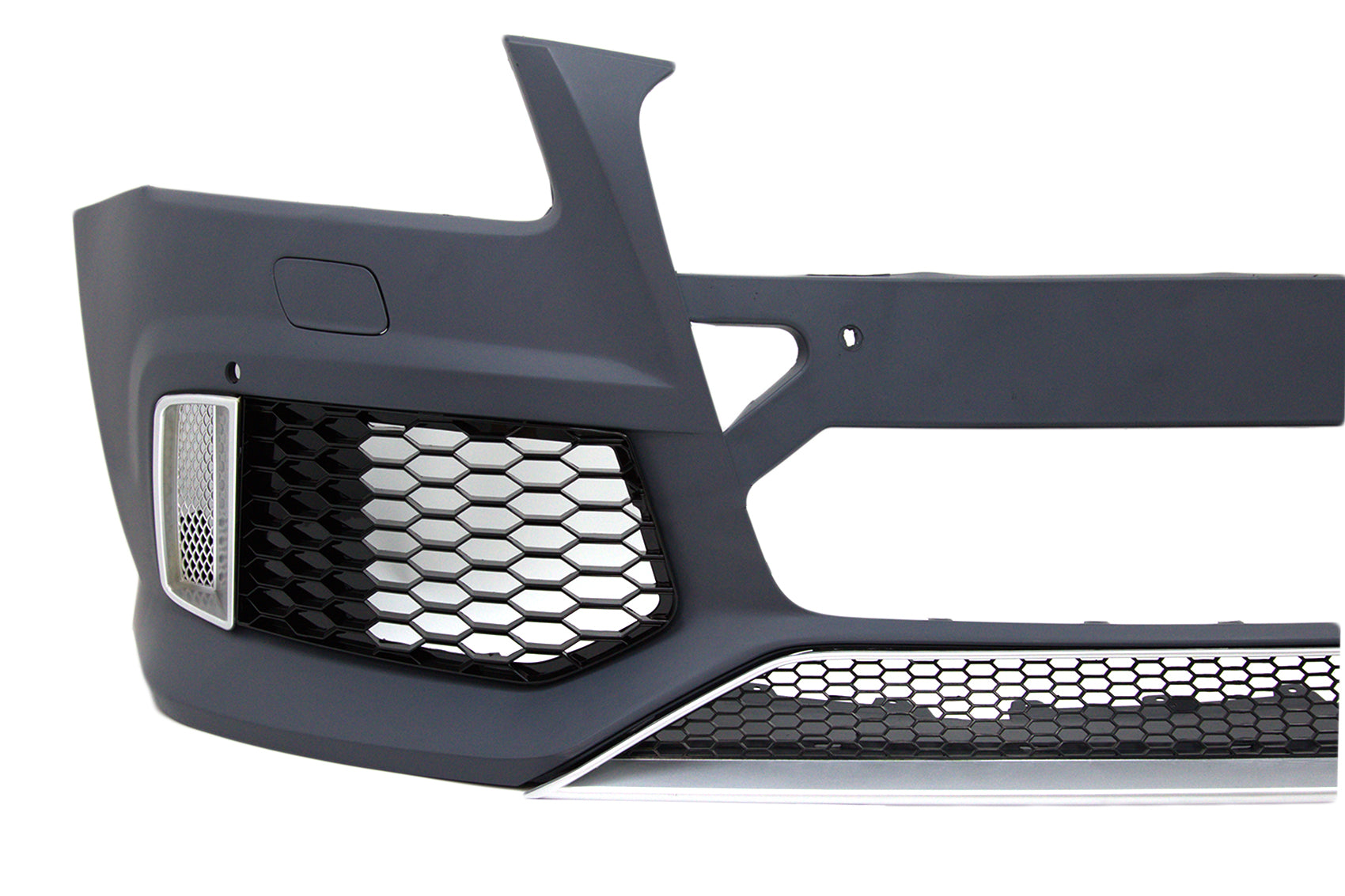 Frontstoßstange für Audi Q5 8R SUV 2012-2016 RS Look Gitter SRA PDC-Inhaber CarPartsTuning