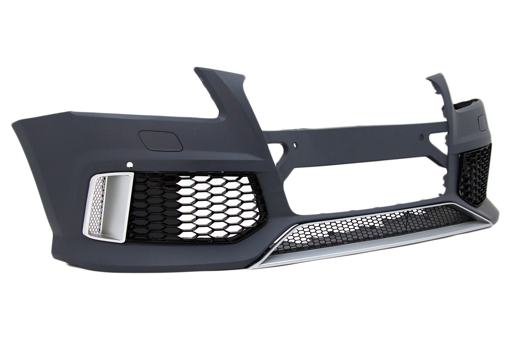 Frontstoßstange für Audi Q5 8R SUV 2012-2016 RS Look Gitter SRA PDC-Inhaber CarPartsTuning