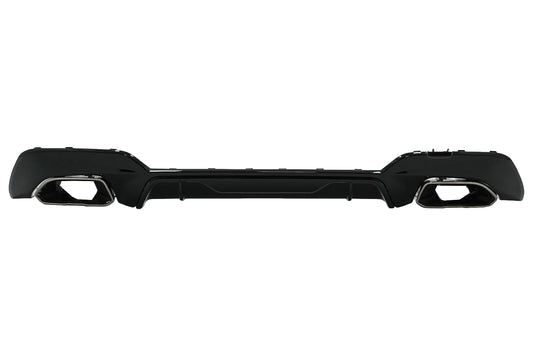 Stoßstange Diffusor Endrohre Chrom für BMW 3 G20 G28 Limousine G21 Touring 18-22 M340i M Look CarPartsTuning