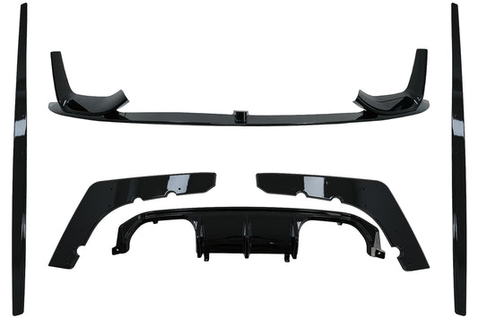 Aero Body Kit Frontschürze Und Luftdiffusor Passend Für BMW F80 M3 Limousine F82 M4 Coupé (2014-2019) M Sport Design Piano Black KITT