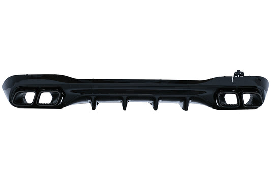 Stoßstange Diffusor Endrohre für für Mercedes C-Klasse W206 S206 Sport Line 2021+ C63 Design CarPartsTuning