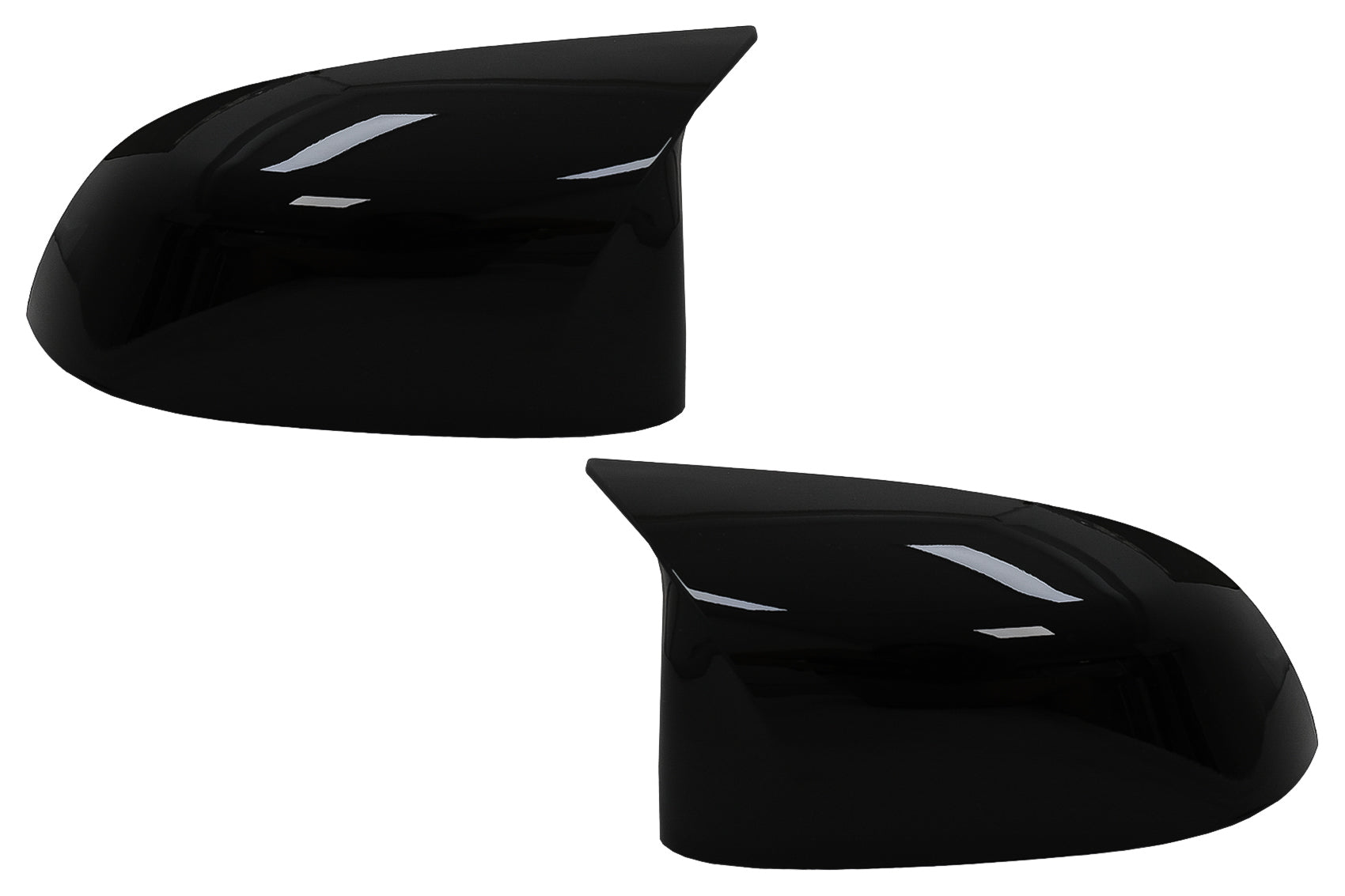 Spiegel Abdeckungen für BMW X3 G01 X3 G08 X4 G02 X5 G05 X6 G06 X7 G07 M Look Schwarz CarPartsTuning