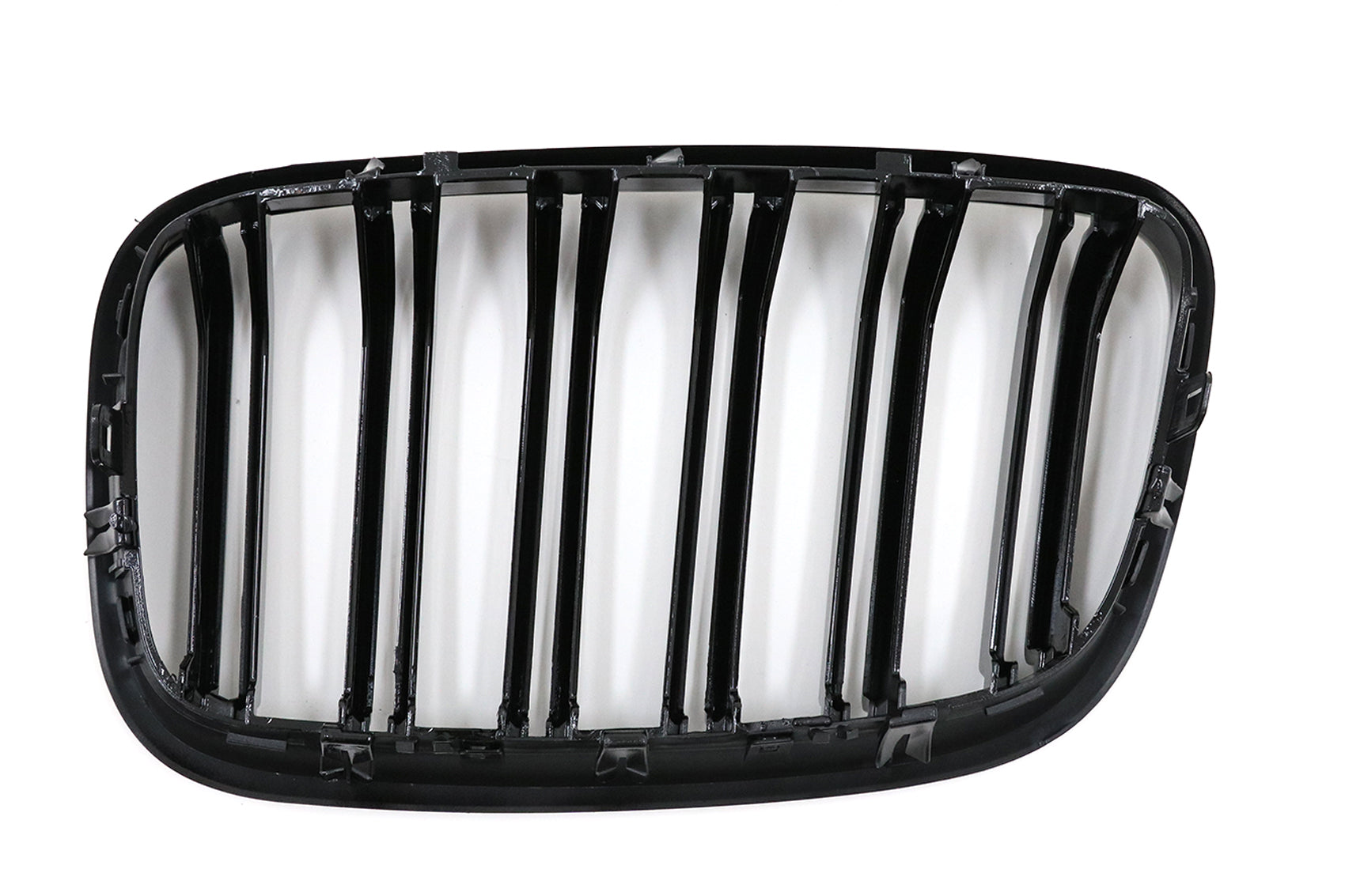 Frontgitter Für BMW X5 X6 E70 E71 2007-2014 Doppelt Streifen M Look Glänzend schwarz CarPartsTuning