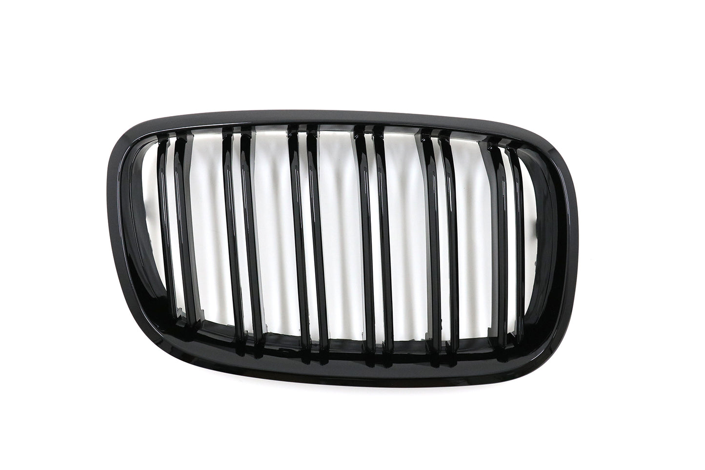 Frontgitter Für BMW X5 X6 E70 E71 2007-2014 Doppelt Streifen M Look Glänzend schwarz CarPartsTuning