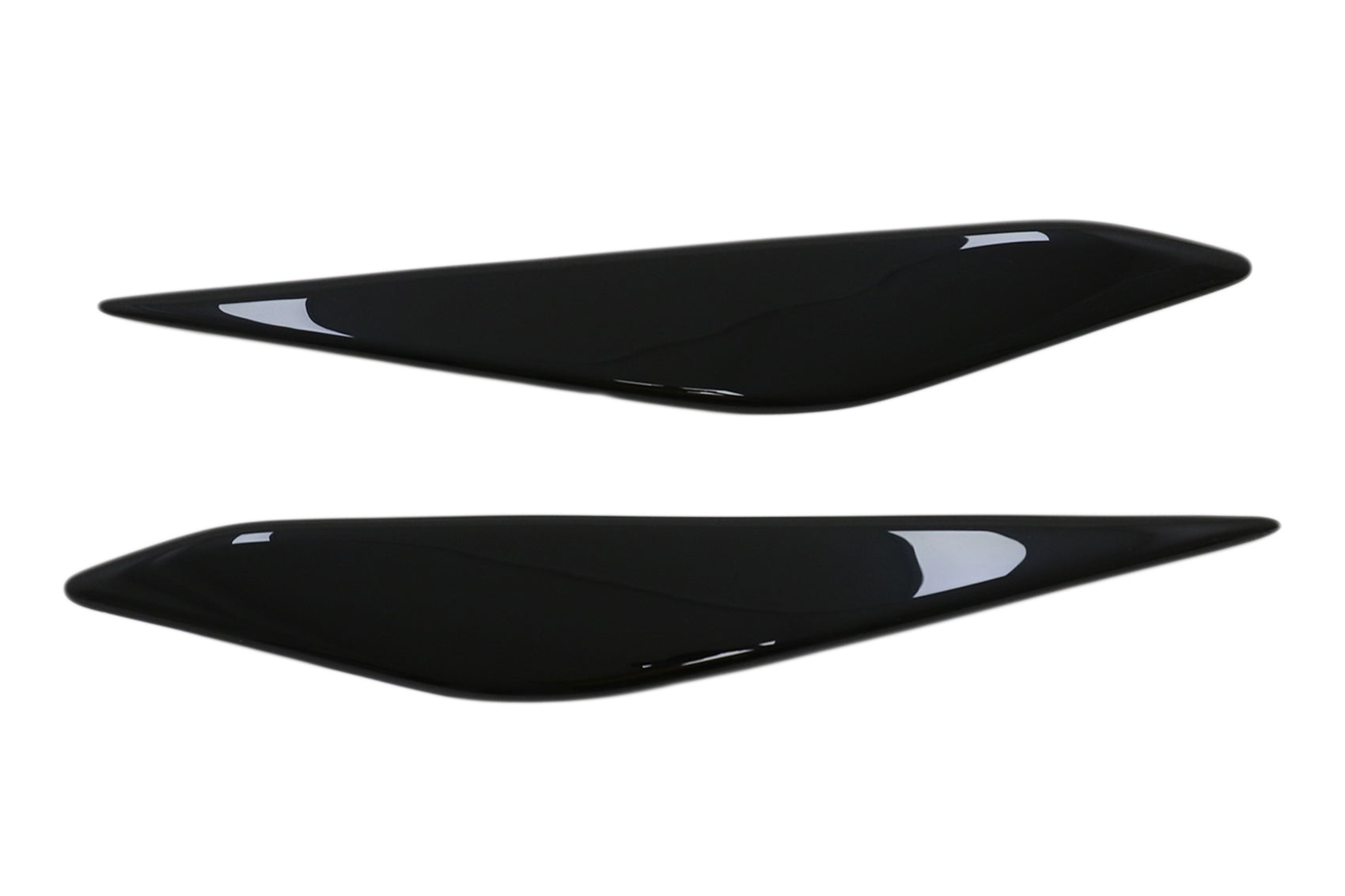 Scheinwerfer Augenbrauen für Ford Fiesta Mk8 2017-2021 Glänzend Schwarz Satz CarPartsTuning