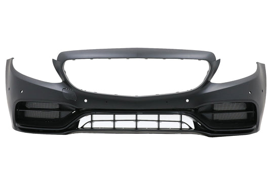 Body Kit für Mercedes C W205 Limo 14-20 Stoßstange Seitenschweller Endrohre C63 Optik CarPartsTuning