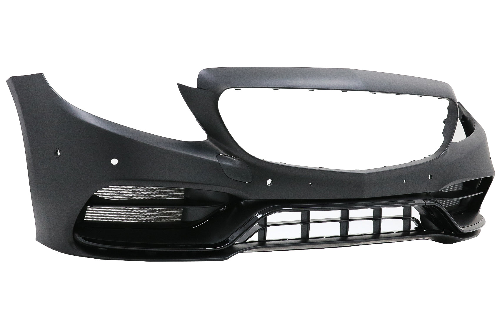 Body Kit für Mercedes C W205 Limo 14-20 Stoßstange Seitenschweller Endrohre C63 Optik CarPartsTuning