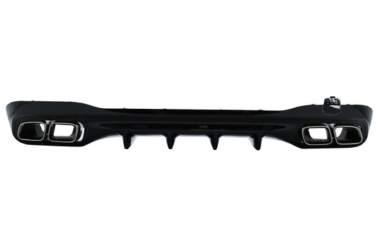 Stoßstange Diffusor Endrohre für für Mercedes C-Klasse W206 S206 Sport Line 2021+ C63 Design CarPartsTuning