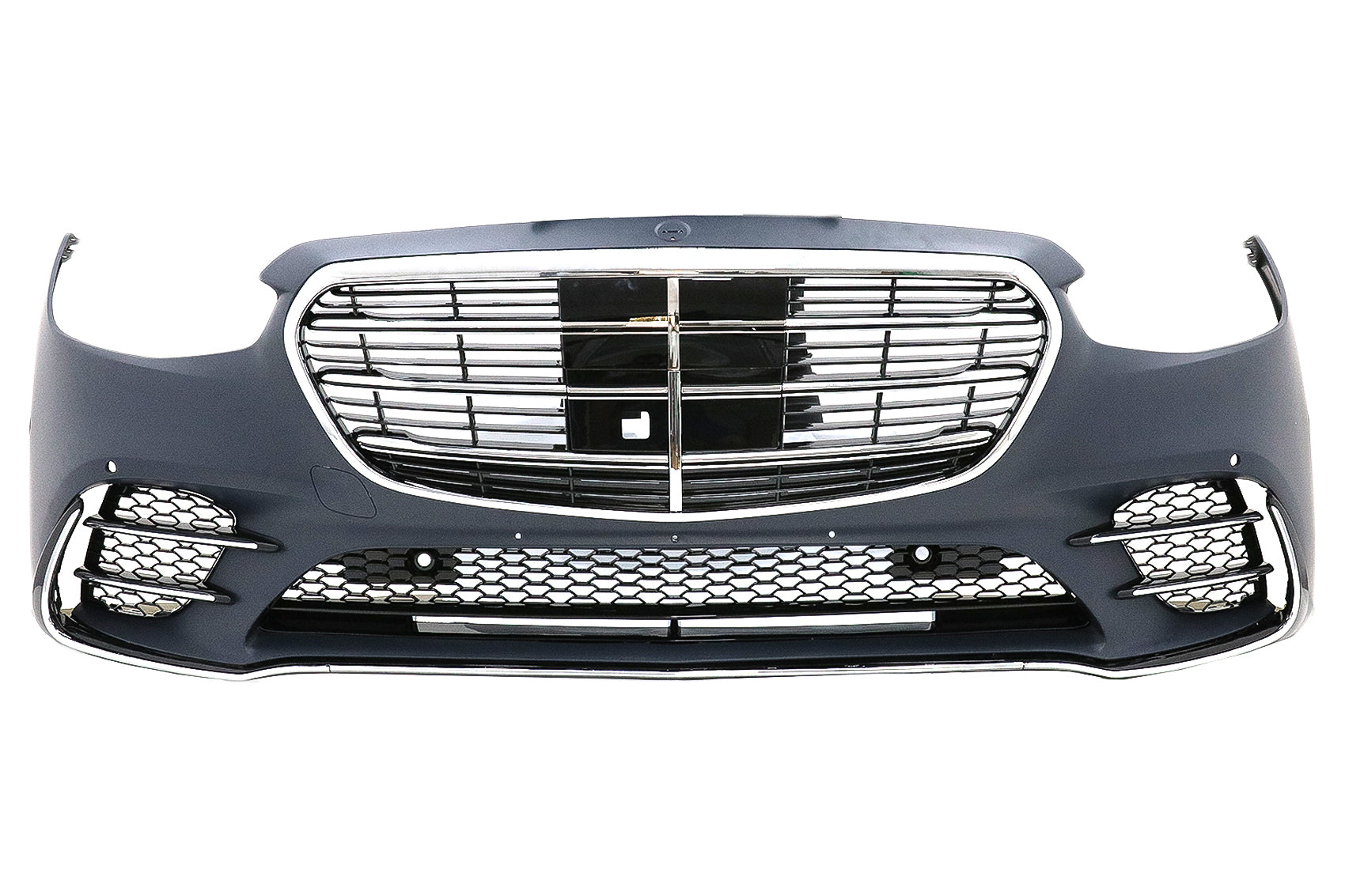Stoßstange für Mercedes S W223 Limousine 20+ Sport Line Look Kühlergrill PDC CarPartsTuning