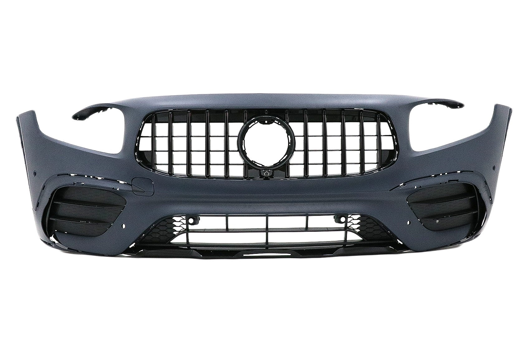 Stoßstange für Mercedes GLB X247 2019+ GLB 35 Design Kühlergrill Seitenfinnen PDC CarPartsTuning