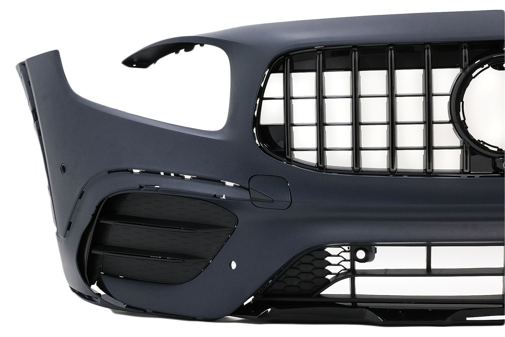 Stoßstange für Mercedes GLB X247 2019+ GLB 35 Design Kühlergrill Seitenfinnen PDC CarPartsTuning