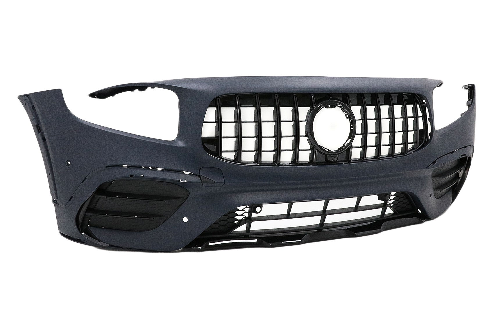 Stoßstange für Mercedes GLB X247 2019+ GLB 35 Design Kühlergrill Seitenfinnen PDC CarPartsTuning