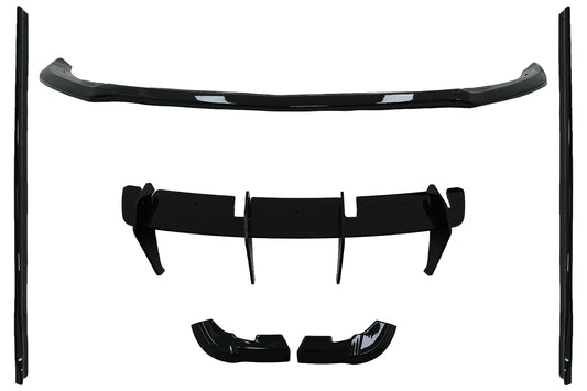 Aero Bodykit Stoßstange Lippe für Mercedes A-Klasse W176 Sport Line 15-18 Diffusor Erweiterungen CarPartsTuning