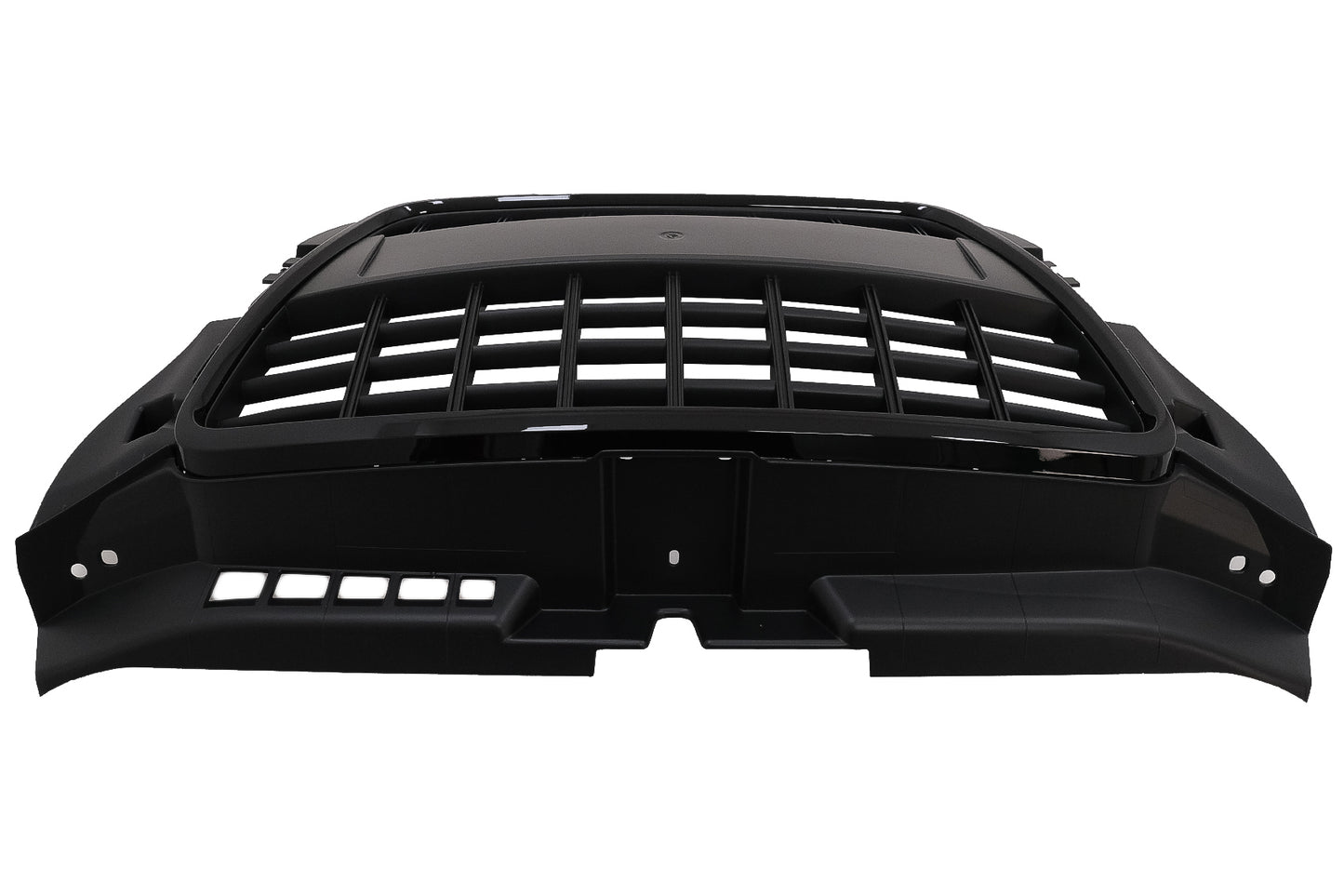 Kühlergrill ohne Emblem für Audi A3 8P MOPF 2008-2012 Schwarzer Halter CarPartsTuning