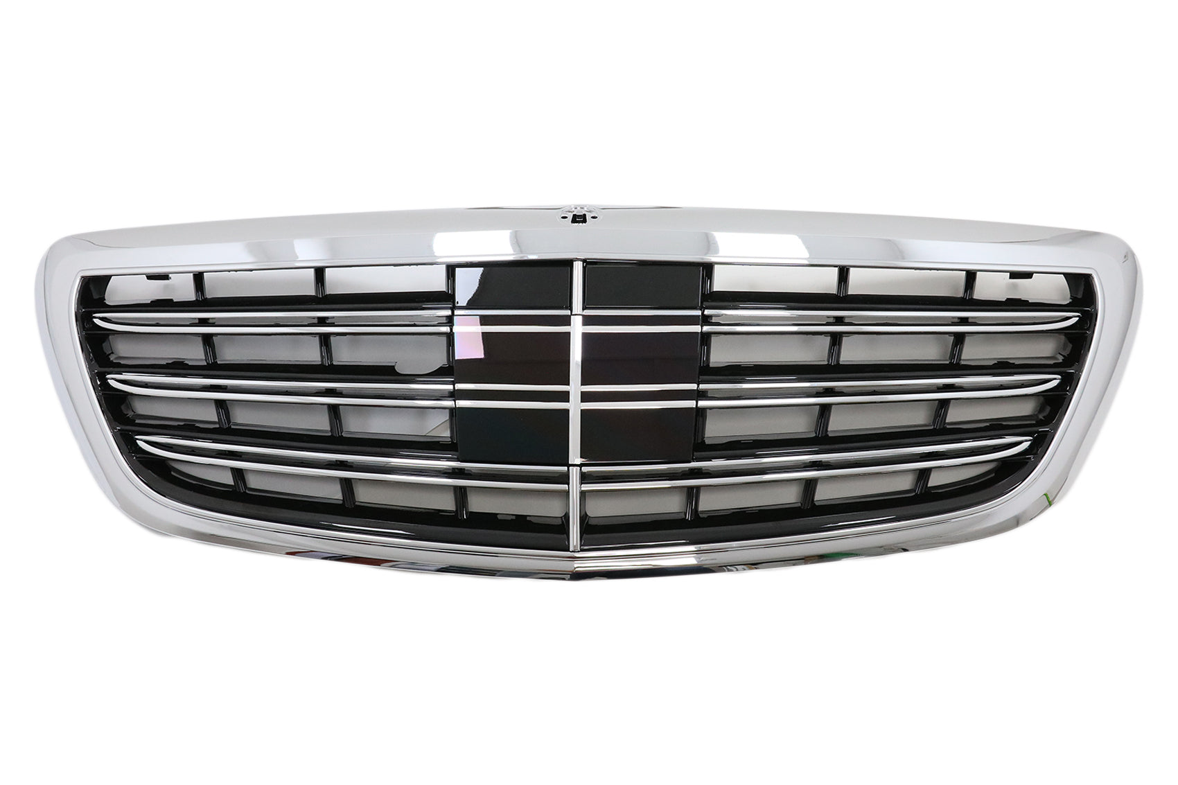 Kühlergrill für Mercedes S-Klasse W222 2014-08.2020 S63 S65 Look Chrom CarPartsTuning