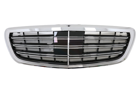 Kühlergrill für Mercedes S-Klasse W222 2014-08.2020 S63 S65 Look Chrom CarPartsTuning