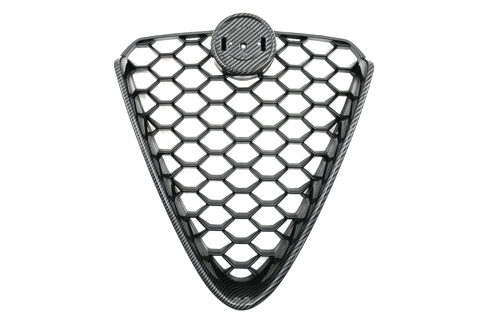 Kühlergrill für Alfa Romeo Giulia 952 2016-2021 Carbon Look Grille Honeycomb CarPartsTuning