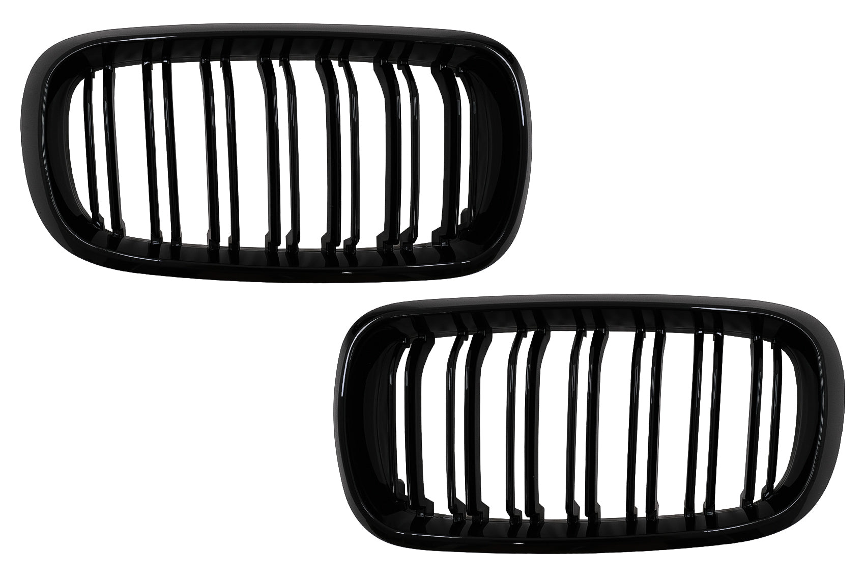 Kühlergrill Gitter für BMW X5 F15 X6 F16 14-18 X5M X6M Doppelt Streifen Look M-Package Sport CarPartsTuning