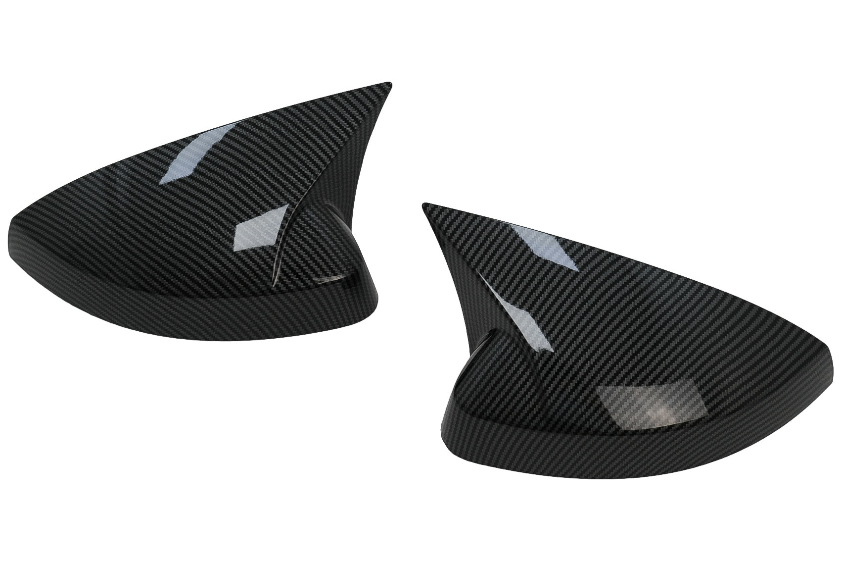 Spiegelabdeckungen für Audi A3 8V RS3 Cabrio Limousine Sportback 12-19 Bat Look Carbon CarPartsTuning