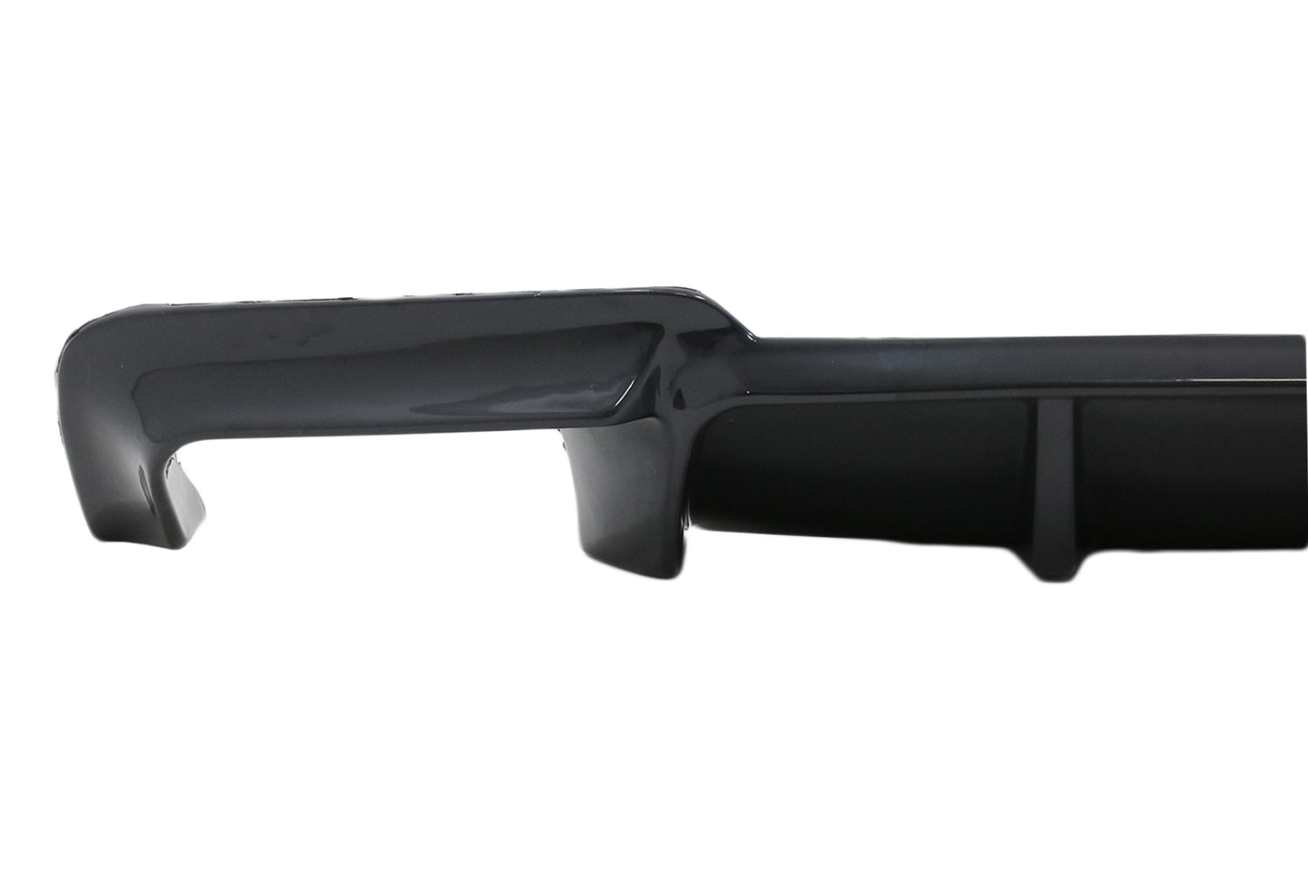 Doppelauslass Luftdiffusor für BMW 5 F10 F11 11-17 M Look Schwarz glänzend CarPartsTuning