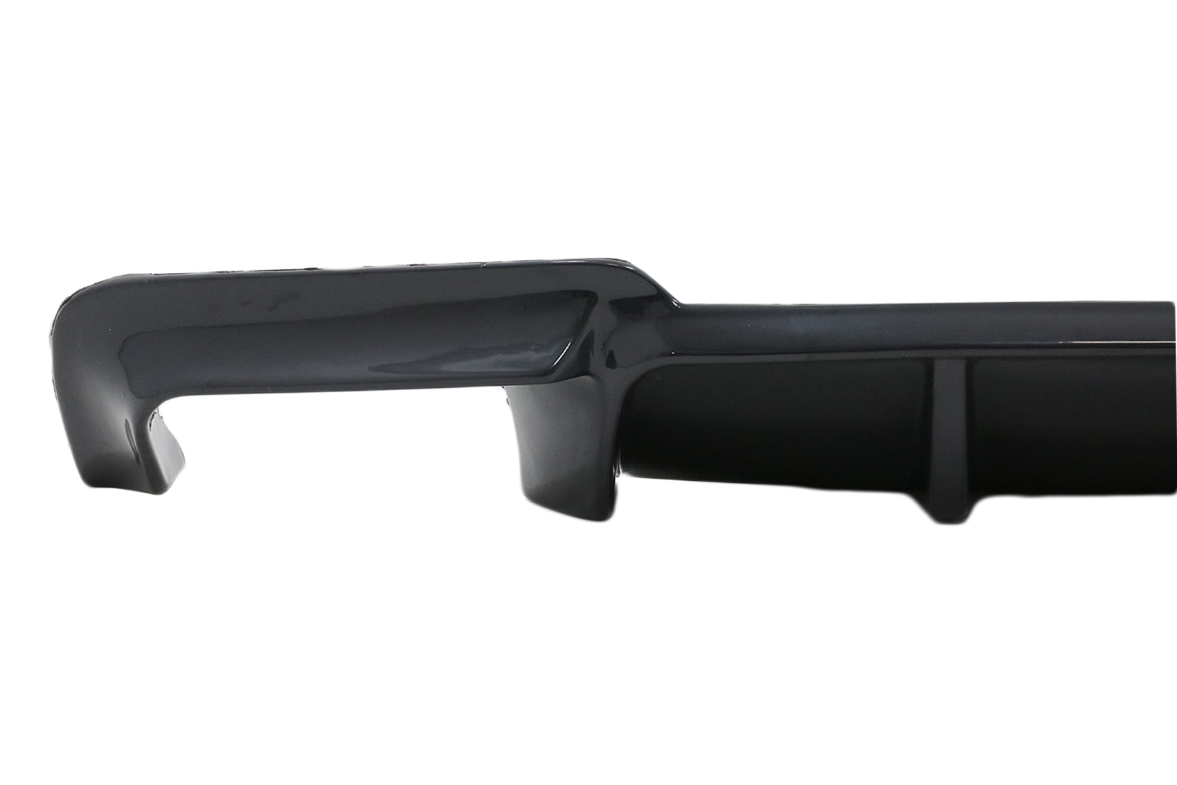 Doppelauslass Luftdiffusor für BMW 5 F10 F11 11-17 M Look Schwarz glänzend CarPartsTuning