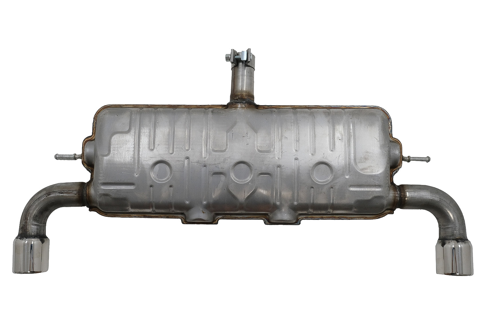 Auspuffanlage für VW Golf 7 VII 2013+ Hatchback GTI Design Chrom Endschalldämpfer Endrohre CarPartsTuning