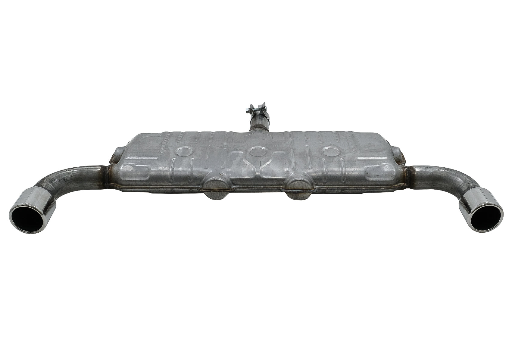 Auspuffanlage für VW Golf 7 VII 2013+ Hatchback GTI Design Chrom Endschalldämpfer Endrohre CarPartsTuning