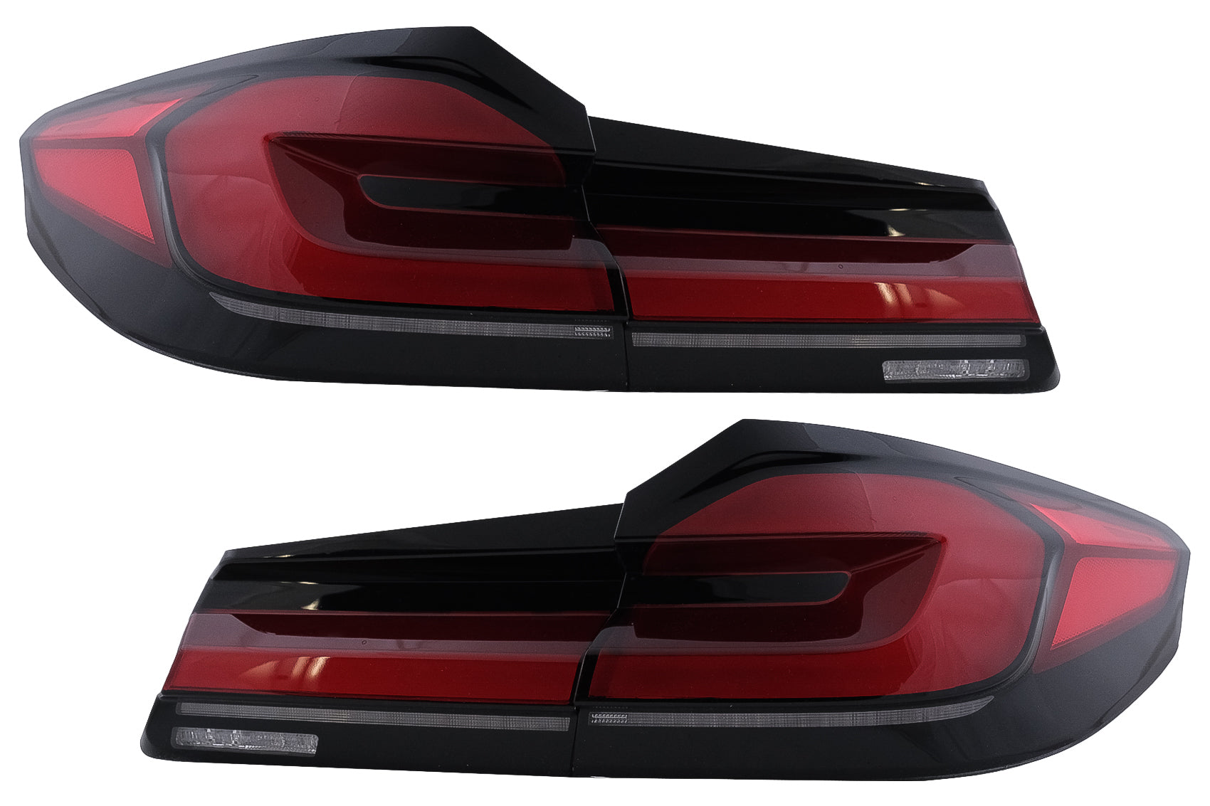 Voll LED-Rückleuchten für BMW 5er G30 Limousine 2017-2019 LCI-Design Dynamisch Blinker CarPartsTuning