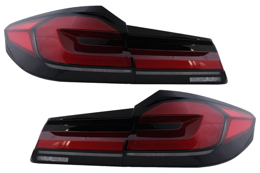 Voll LED-Rückleuchten für BMW 5er G30 Limousine 2017-2019 LCI-Design Dynamisch Blinker CarPartsTuning