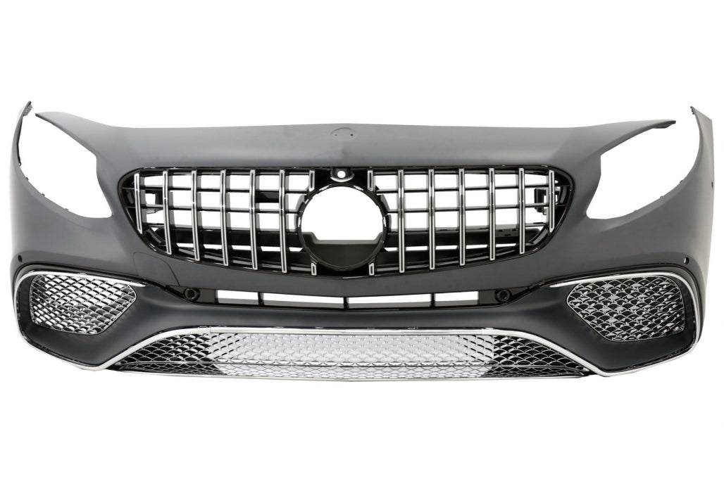 Frontstoßstange für Mercedes S-Klasse Coupe C217 15-21 S65 Design Kühlergrill CarPartsTuning