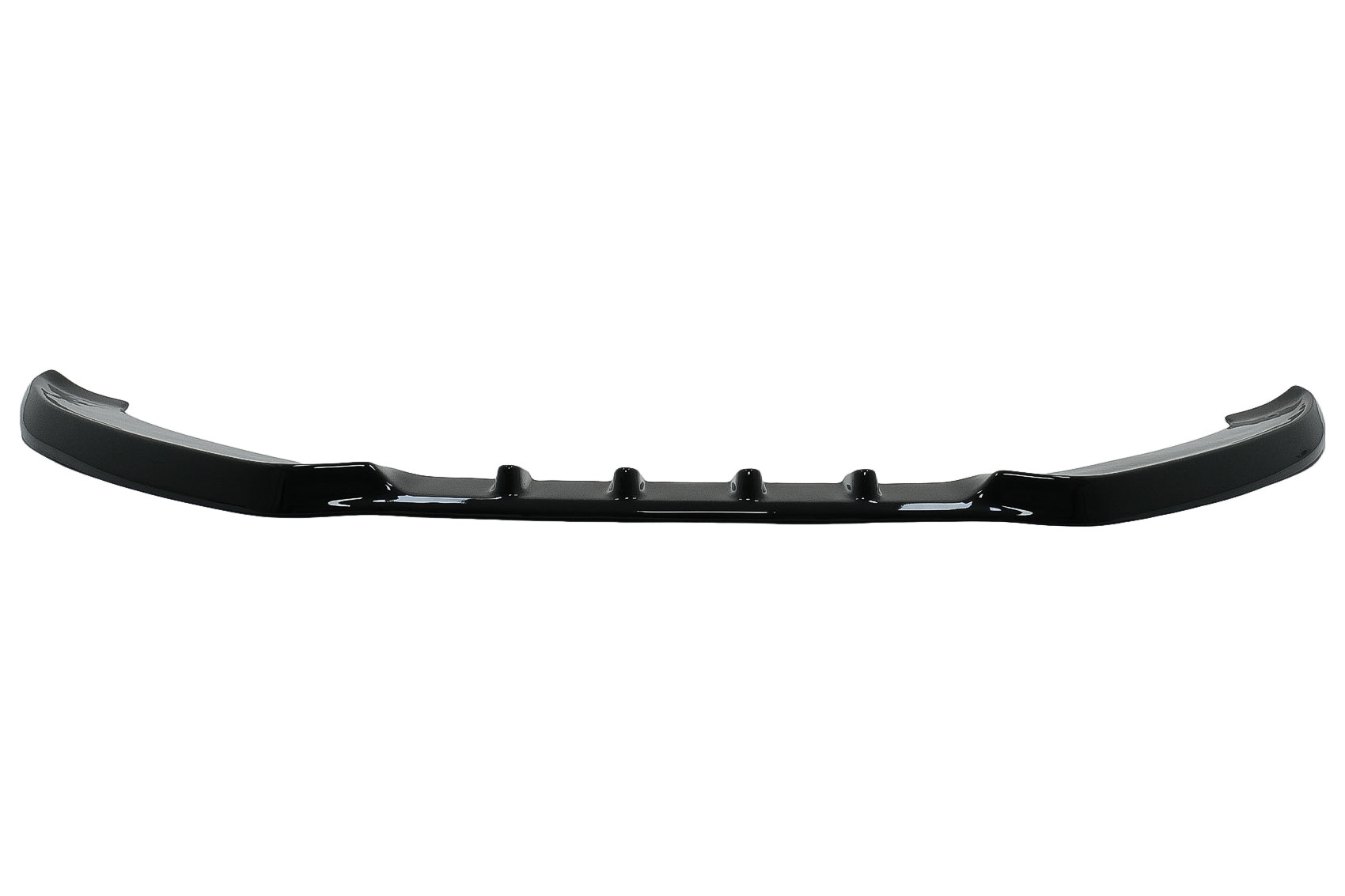 Stoßstange Add-On Spoiler Lippe für Audi A5 8T 07-11 nur für Standard Glänzend Schwarz CarPartsTuning