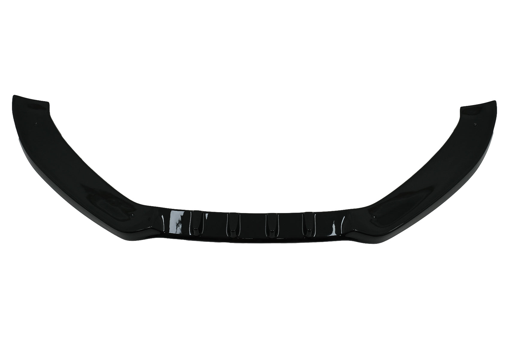 Stoßstange Add-On Spoiler Lippe für Audi A5 8T 07-11 nur für Standard Glänzend Schwarz CarPartsTuning