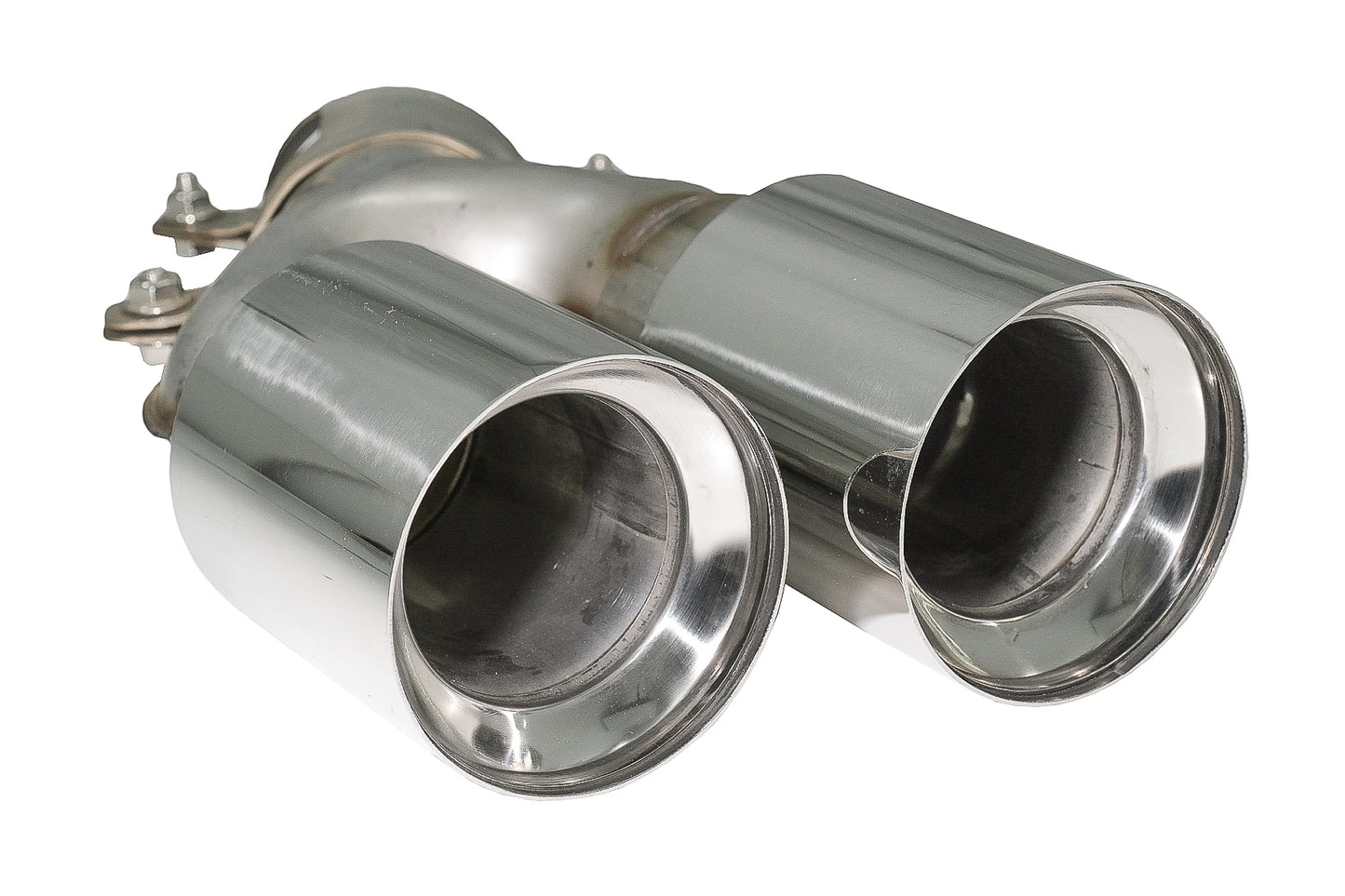 Endrohre Auspuff Tipps für BMW 5 G30 G31 G38 16-20 6 G32 16-20 540i Look Chrom CarPartsTuning