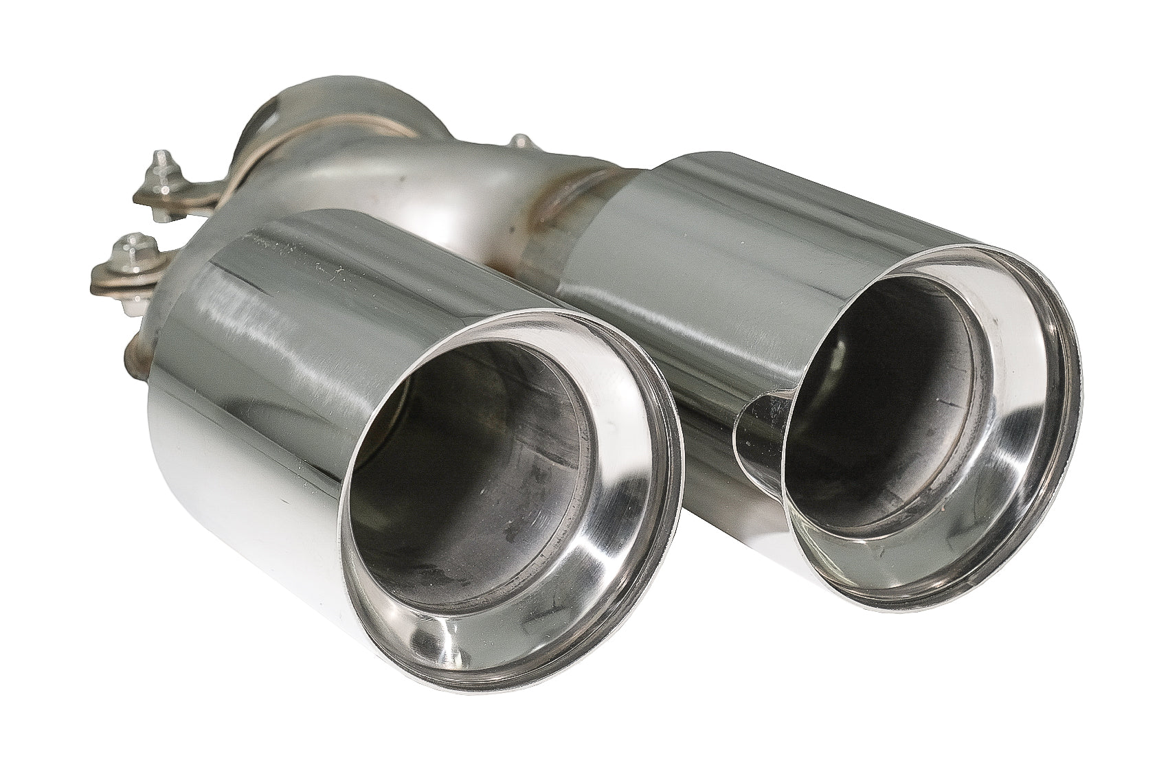 Endrohre Auspuff Tipps für BMW 5 G30 G31 G38 16-20 6 G32 16-20 540i Look Chrom CarPartsTuning