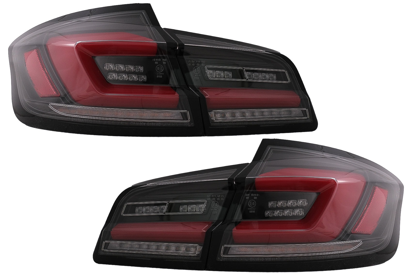 Volle LED-Bar Rückleuchten für BMW 5er F10 11-17 Dynamisches sequentielles Blinklicht CarPartsTuning