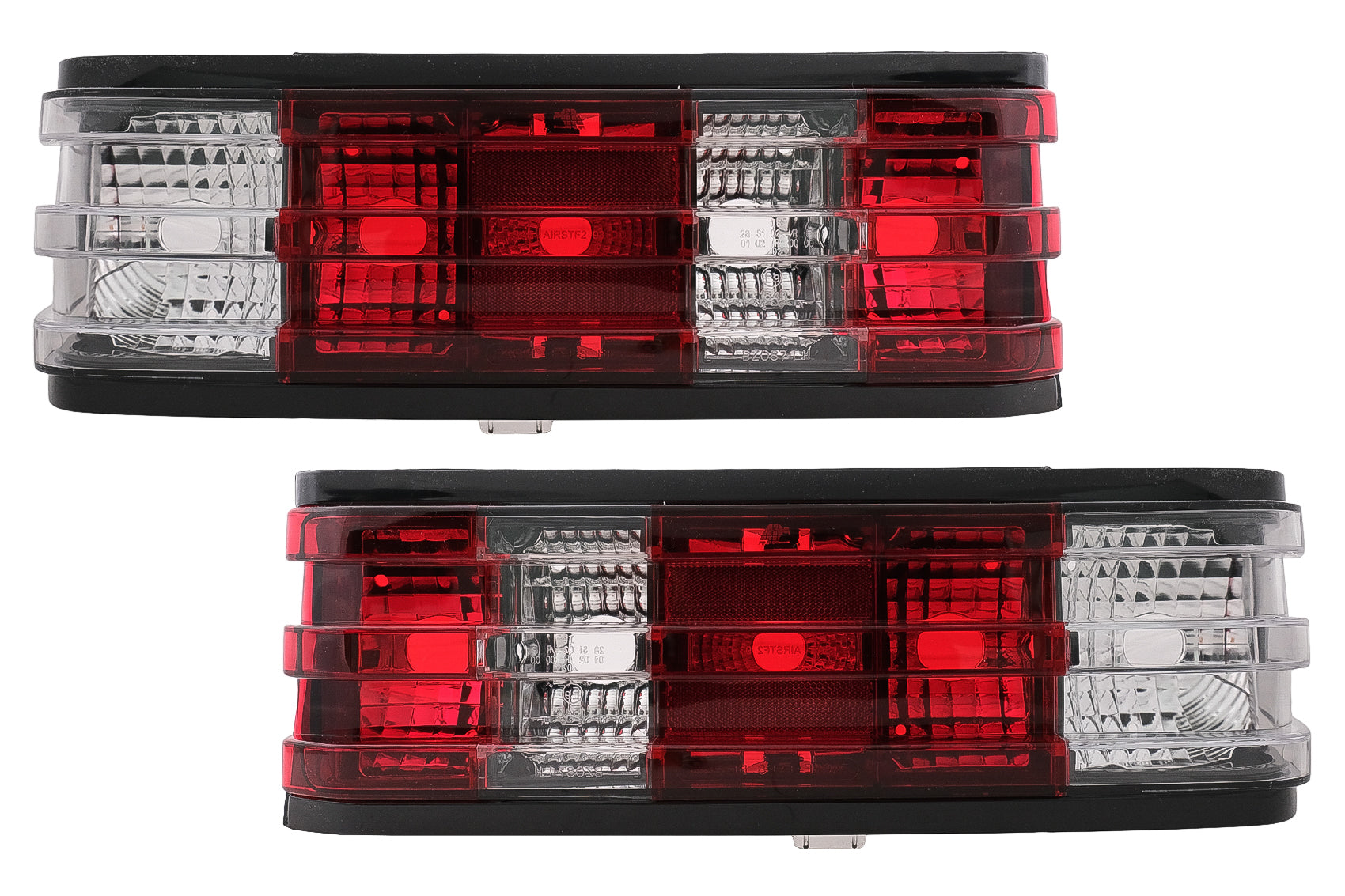 Rückleuchten für Mercedes W201 190 12.1982-05.1993 Rot Weiß Klar CarPartsTuning