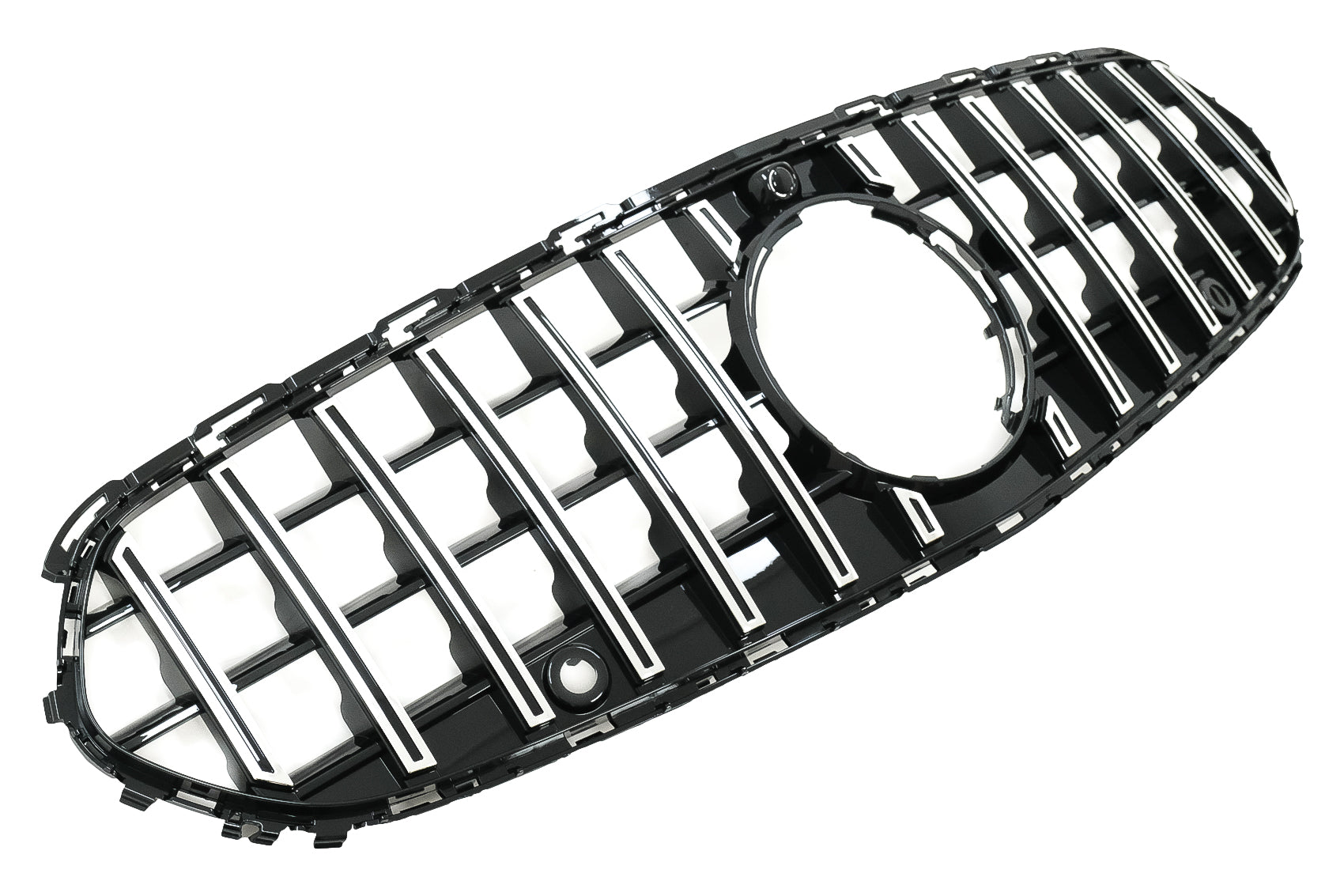 Kühlergrill für Mercedes C-Klasse W206 Sedan S206 T-Modell  21+ GT-R Panamericana Look Chrom CarPartsTuning