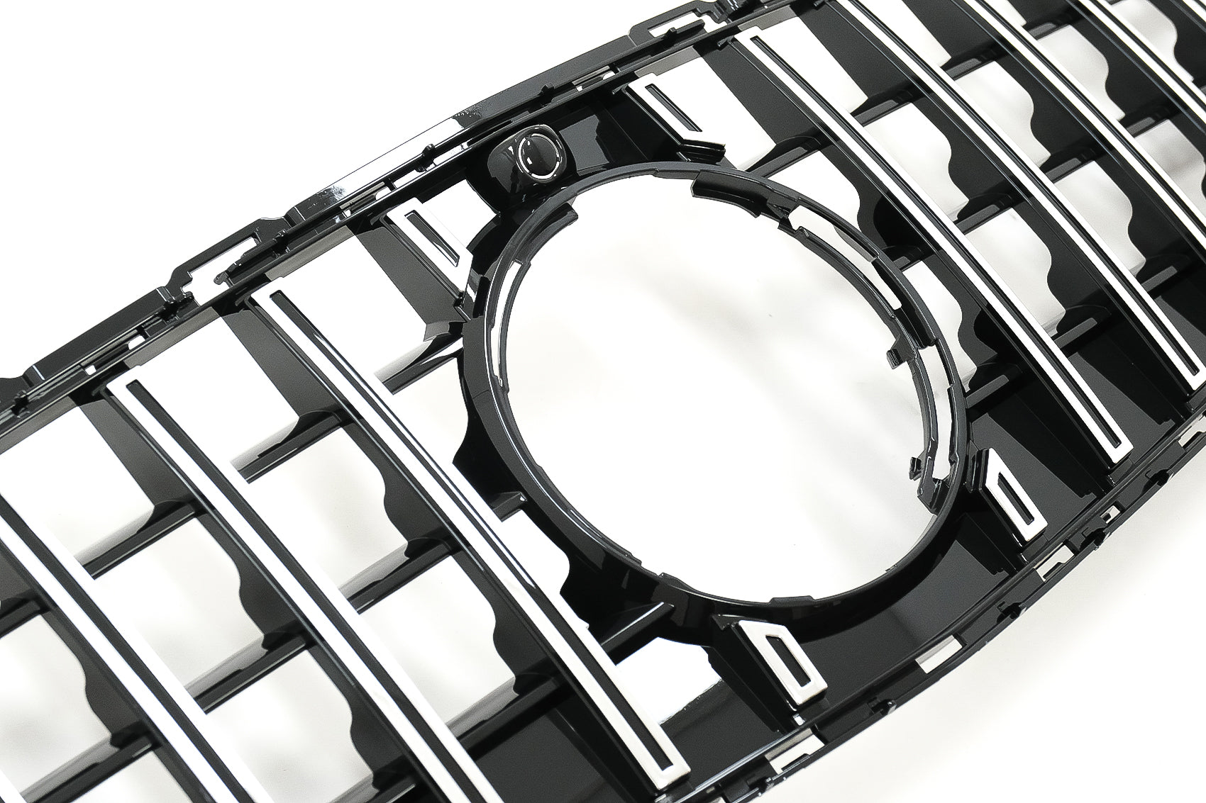 Kühlergrill für Mercedes C-Klasse W206 Sedan S206 T-Modell  21+ GT-R Panamericana Look Chrom CarPartsTuning