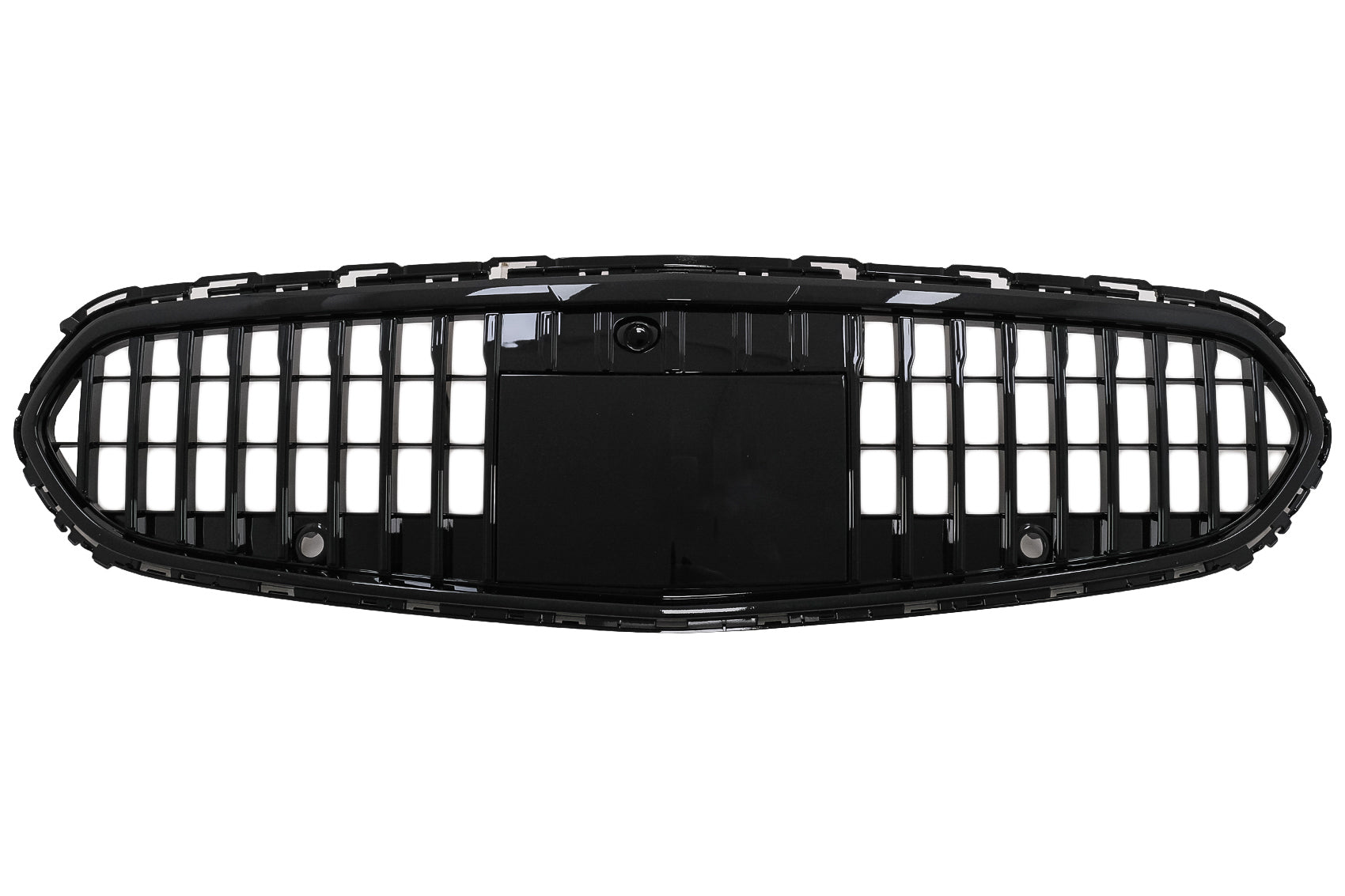 Kühlergrill für Mercedes C-Klasse W206 Sedan S206 T-Modell 21+ Vertikales Design Schwarz CarPartsTuning