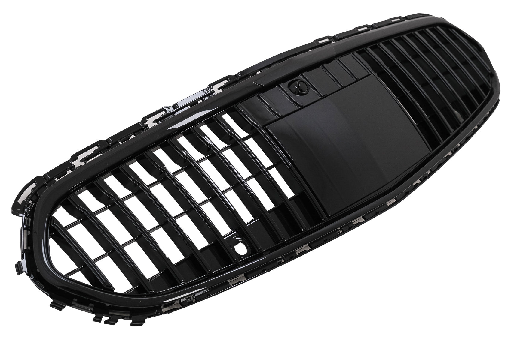 Kühlergrill für Mercedes C-Klasse W206 Sedan S206 T-Modell 21+ Vertikales Design Schwarz CarPartsTuning