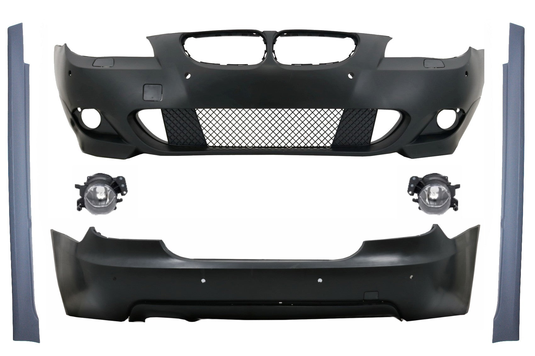 Bodykit Stoßstange für BMW 5er E60 LCI 2007-2010 M-Technik Design PDC18 mm CarPartsTuning