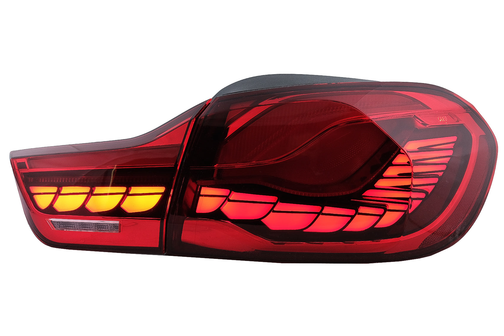 OLED Rücklichter für BMW F32 F33 F36 M4 F82 F83 13-03.19 Rot Dynamic Blinker CarPartsTuning