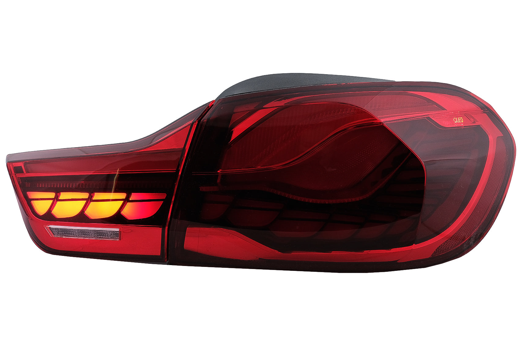 OLED Rücklichter für BMW F32 F33 F36 M4 F82 F83 13-03.19 Rot Dynamic Blinker CarPartsTuning
