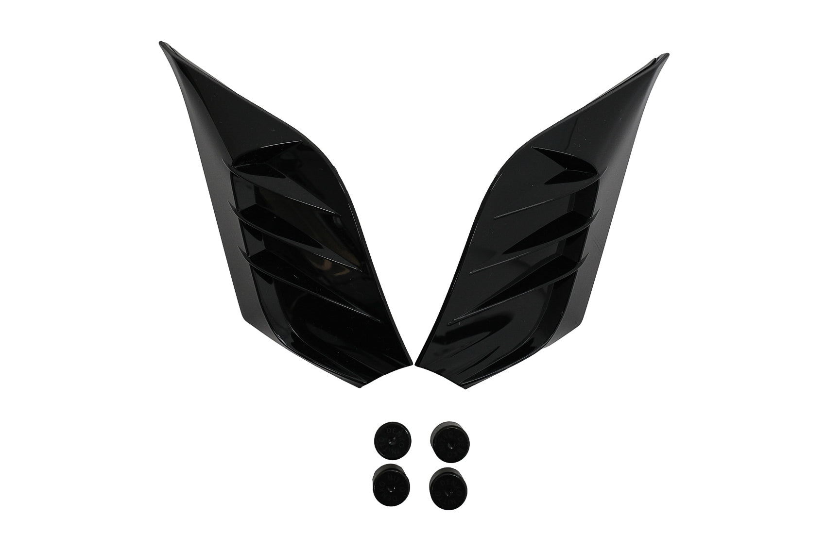 GL-5i GL-5X Rückleuchten Aerodynamische Finne AF-Sport Flaps Trim für Range Rover Sport L494 Schwarz CarPartsTuning