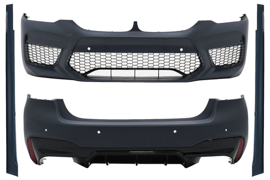 Bodykit für BMW 5er G30 17-19 M5 Design PDC Stoßfänge Seitenschweller Gitter CarPartsTuning