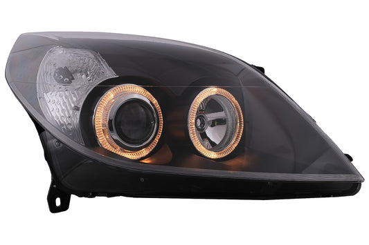 Angel Eyes Scheinwerfer für Opel Vectra C Signum MOPF 09.2005-2008 Schwarz CarPartsTuning