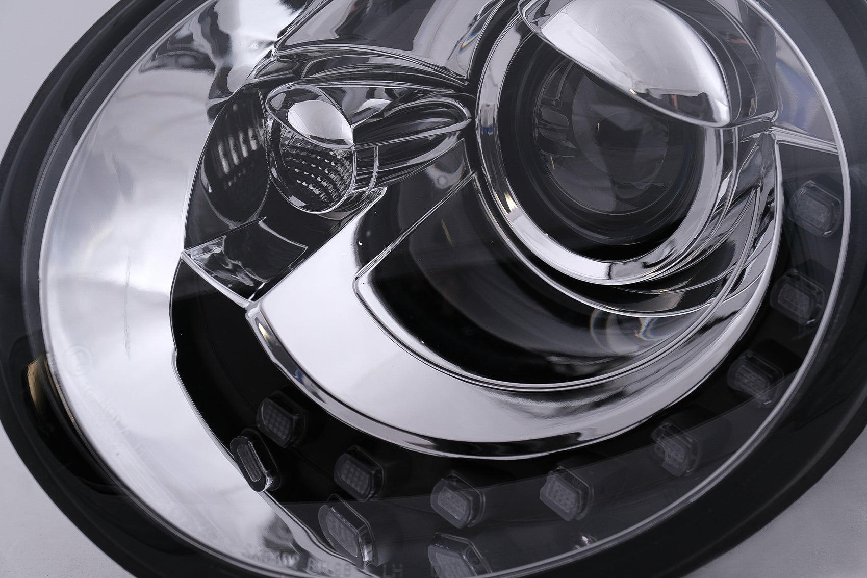 LED Tagfahrlicht für VW New Beetle Hatchback Cabrio 10.98-05.05 Chrom Klarglas CarPartsTuning