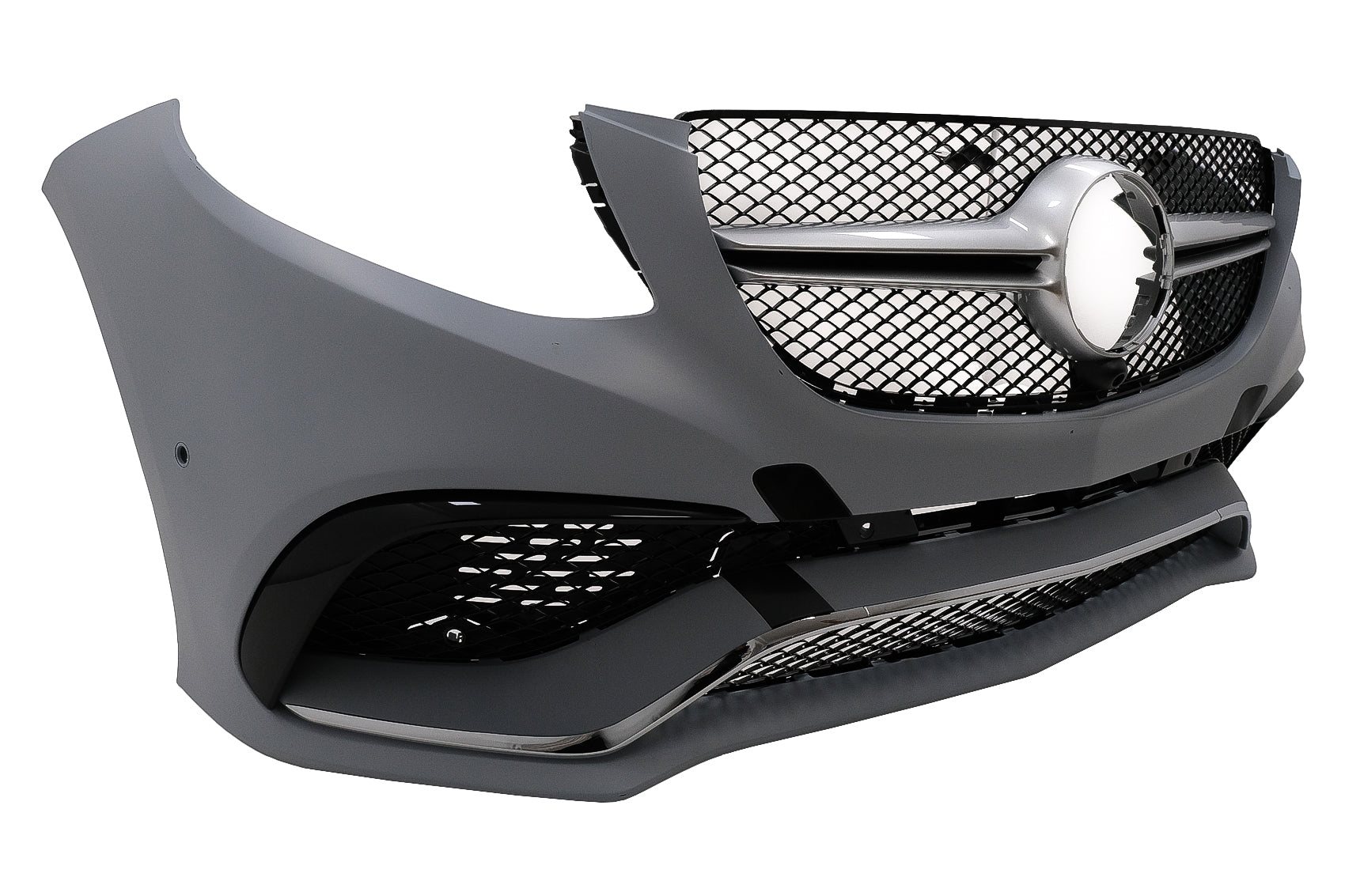 Body Kit für Mercedes GLE W166 SUV 15–18 Stoßfänger Luftdiffusor Schalldämpfer Tipps CarPartsTuning